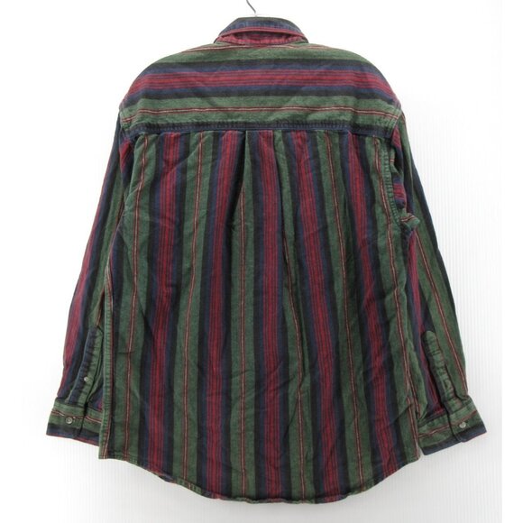 VINTAGE Eddie Bauer Shirt Medium McKinley Cloth Flannel Striped USA * - Picture 6 of 11